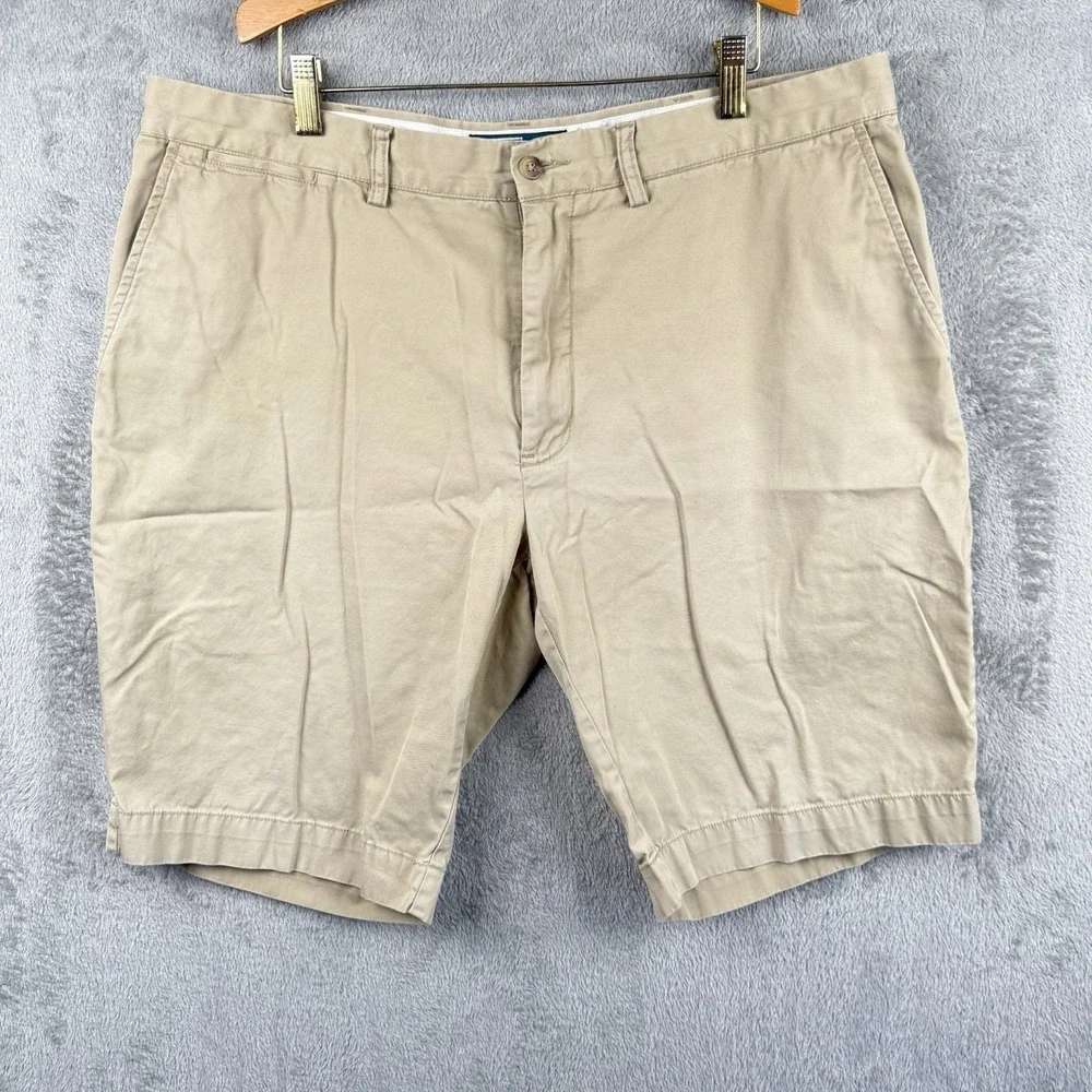 Polo Ralph Lauren Chino Shorts Mens 38 Tan Khaki Cotton 10''‎ Inseam Logo Preppy